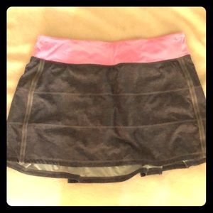 Lulu Lemon Pace Rival skirt Tall 15”